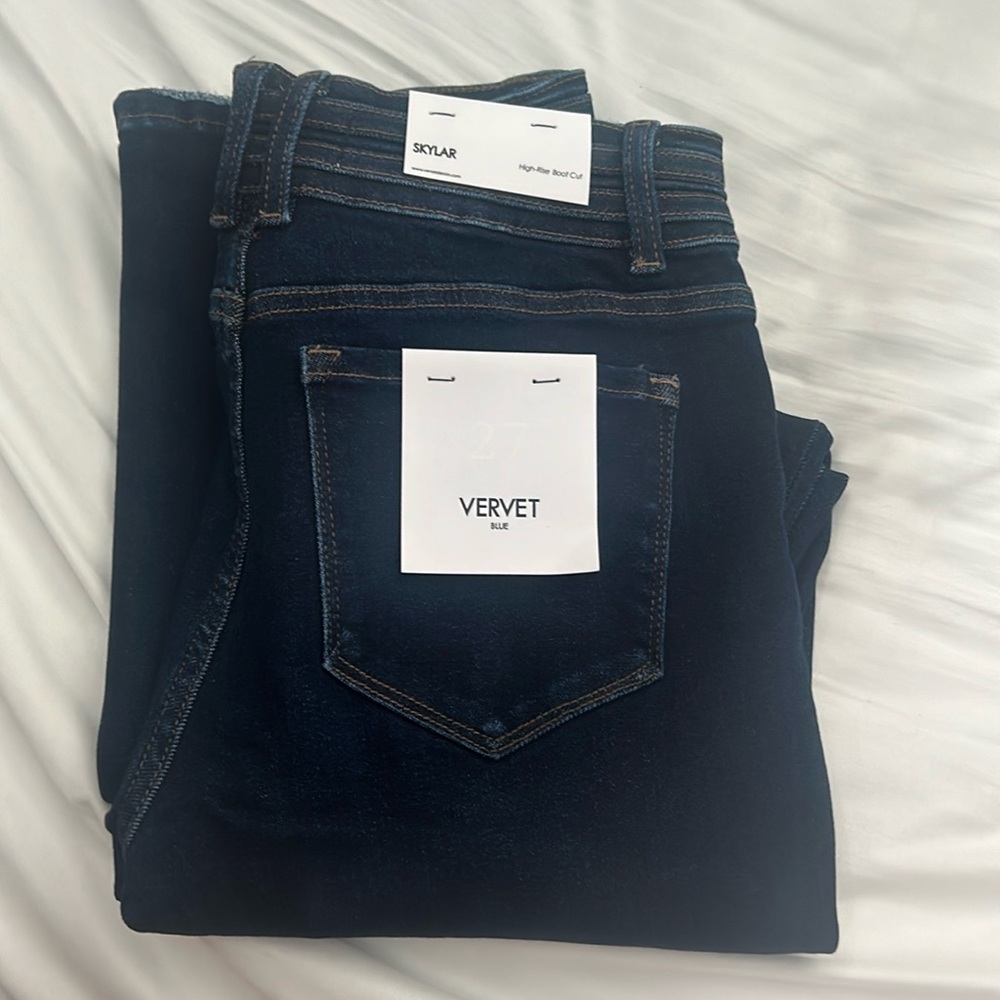 Vervet high-rise boot cut jeans